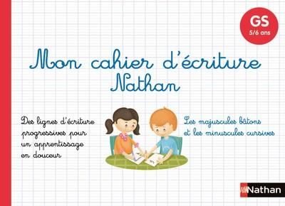 Emprunter Mon cahier d'écriture Nathan GS 5-6 ans. Edition 2019 livre