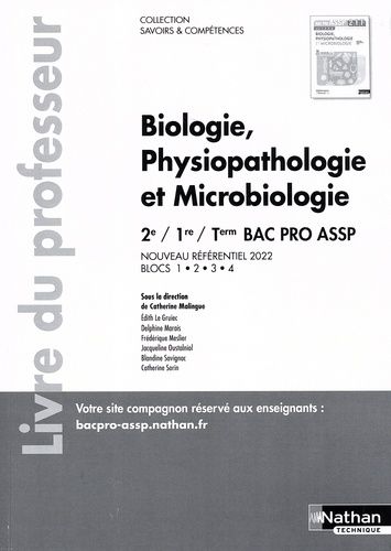 Emprunter Biologie, physiopathologie et microbiologie 2de/1re/Tle Bac Pro ASSP. Livre du professeur, Edition 2 livre