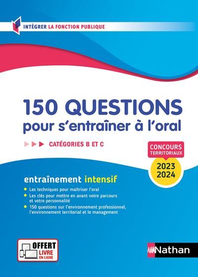 Emprunter 150 questions pour s'entraîner à l'oral. Catégories B et C livre