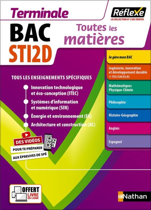 Emprunter Toutes les matières STI2D Terminale. Edition 2023 livre