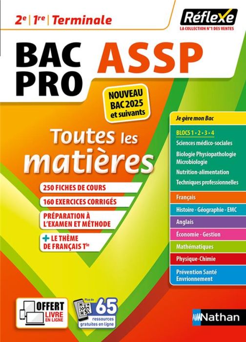 Emprunter Accompagnement, soins et services à la personne Bac pro ASSP 2e/1re/Terminale. Edition 2024-2025 livre