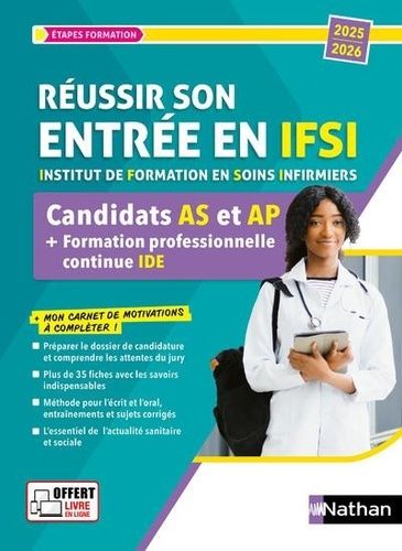 Emprunter Entrée en IFSI pour AS/AP et formation professionnelle continue. Edition 2025-2026 livre