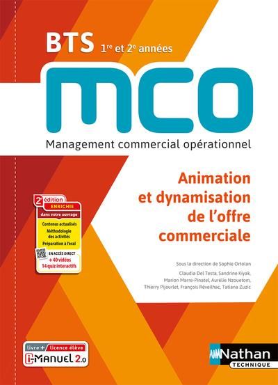 Emprunter Animation et dynamisation de l'offre commerciale BTS MCO 1re et 2e années. 2e édition livre