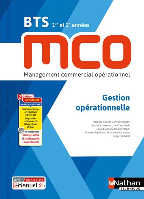 Emprunter Gestion opérationnelle BTS MCO 1re et 2e années. 2e édition livre