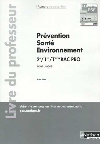 Emprunter Prévention Santé Environnement 2de/1re/Tle Bac Pro. Livre du professeur, Edition 2023 livre