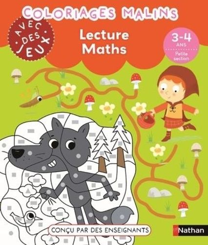 Emprunter Coloriages malins - Lecture Maths. 3-4 ans - Petite section livre