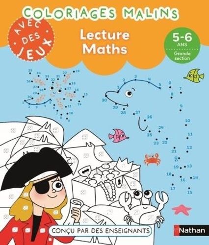 Emprunter Lecture, maths GS. Avec des jeux, Edition 2024 livre