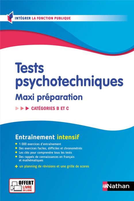 Emprunter Tests psychotechniques. Maxi préparation Catégories B et C livre