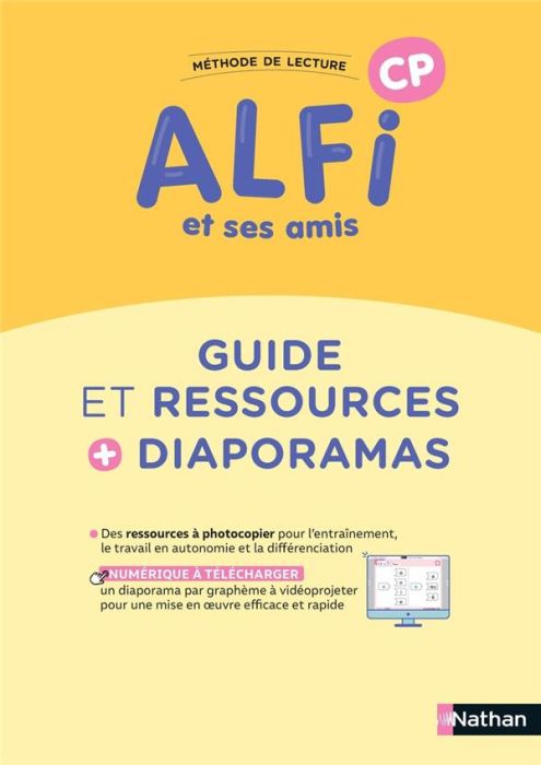 Emprunter Méthode de lecture CP Alfi et ses amis. Guide pédagogique et ressources + diaporamas livre