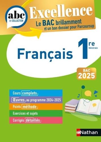 Emprunter Français 1re ABC du Bac Excellence. Edition 2025 livre