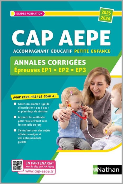 Emprunter Annales corrigées CAP AEPE. Epreuves EP1, EP2 et EP3, Edition 2025-2026 livre