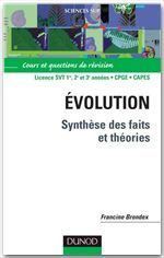 Emprunter Evolution. Synthèse des faits et théories livre