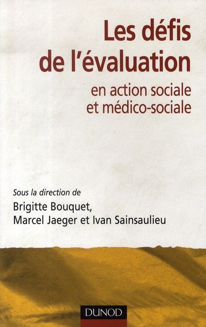 Emprunter Les défis de l'évaluation en action sociale et médico-sociale livre