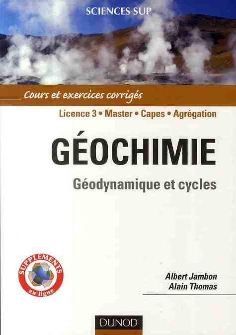 Emprunter Géochimie. Géodymique et cycles livre