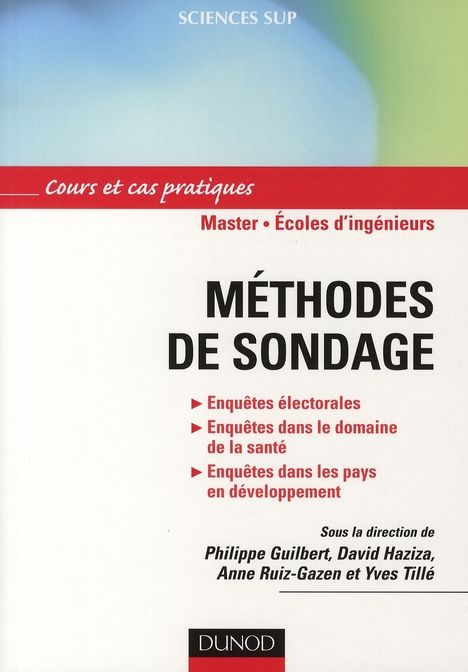 Emprunter Méthodes de sondage. Cours et cas pratiques livre