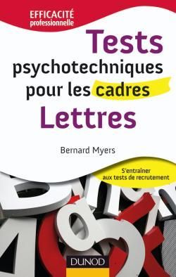 Emprunter Tests psychotechniques pour les cadres : Lettres livre