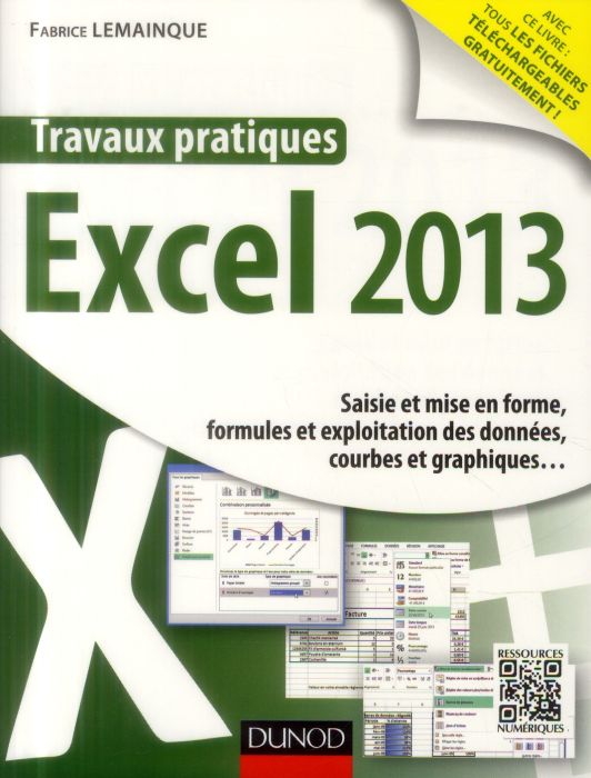 Emprunter Travaux pratiques avec Excel 2013. Saisie et mise en forme, formules et exploitation des données, co livre