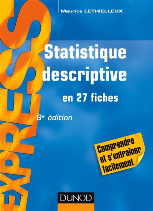 Emprunter Statistique descriptive en 27 fiches. 8e édition livre