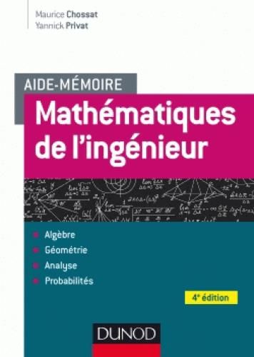 Emprunter Aide-mémoire. Mathématiques de l'ingénieur, 4e édition livre