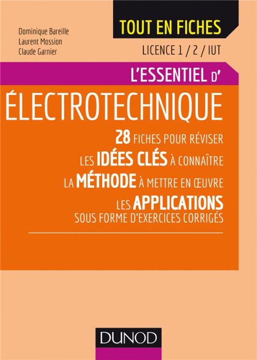 Emprunter L'essentiel d'électrotechnique livre