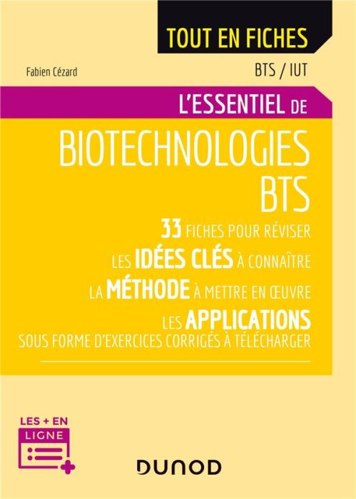 Emprunter L'essentiel de biotechnologies BTS. 2e édition livre