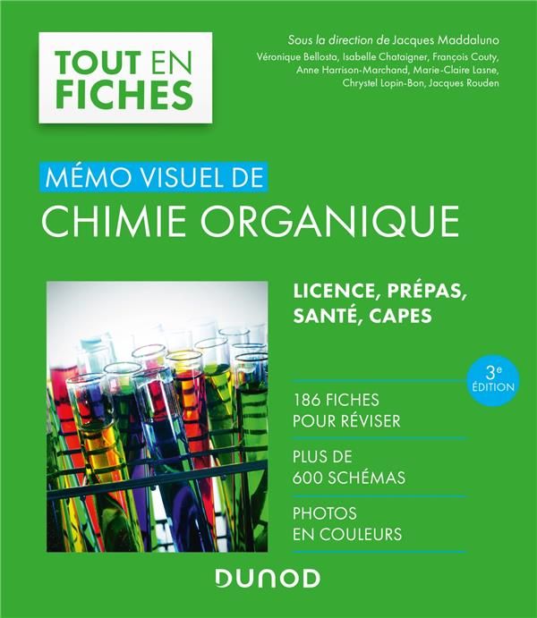 Emprunter Mémo visuel de chimie organique. 3e édition livre