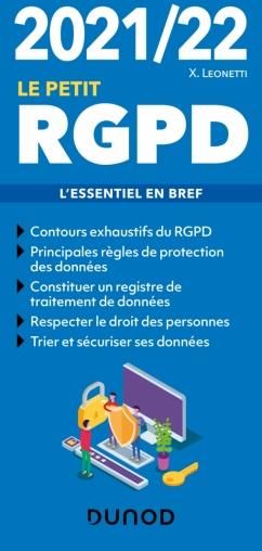 Emprunter Le petit RGPD. L'essentiel en bref, Edition 2021-2022 livre