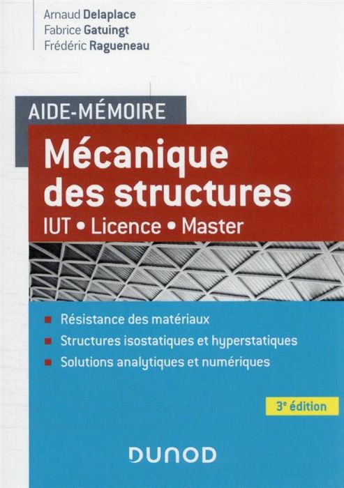 Emprunter Mécanique des structures. Résistance des matériaux, 3e édition livre