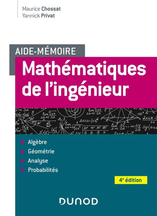 Emprunter Mathématiques de l'ingénieur. 4e édition livre