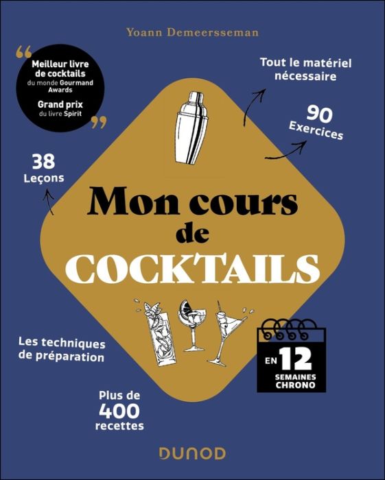 Emprunter Mon cours de cocktails. En 12 semaines chrono livre