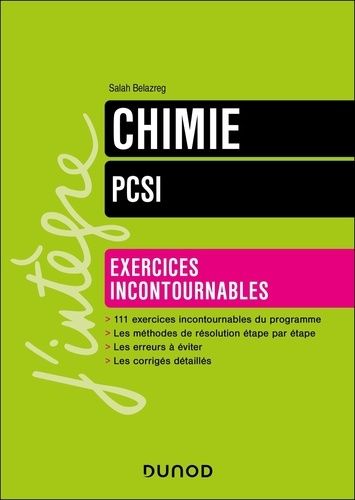 Emprunter Chimie Exercices incontournables PCSI livre