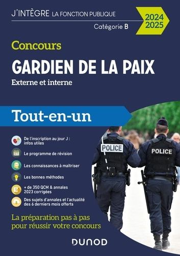 Emprunter Concours Gardien de la paix Externe et interne Catégorie B. Edition 2024-2025 livre