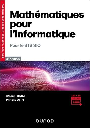 Emprunter Mathématiques pour l'informatique. Pour le BTS SIO, 3e édition livre