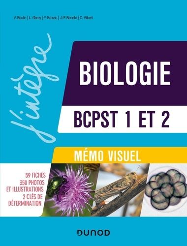 Emprunter Biologie BCPST 1 et 2. Mémo visuel, 3e édition livre