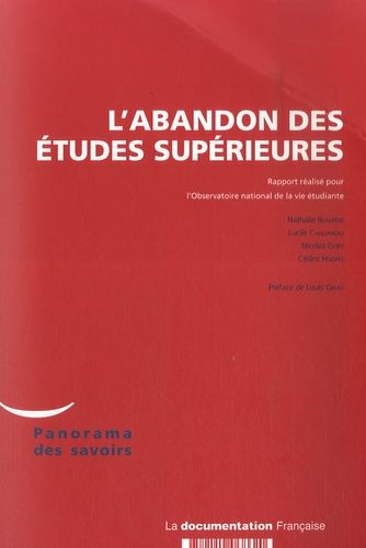 Emprunter L'abandon des études supérieures livre