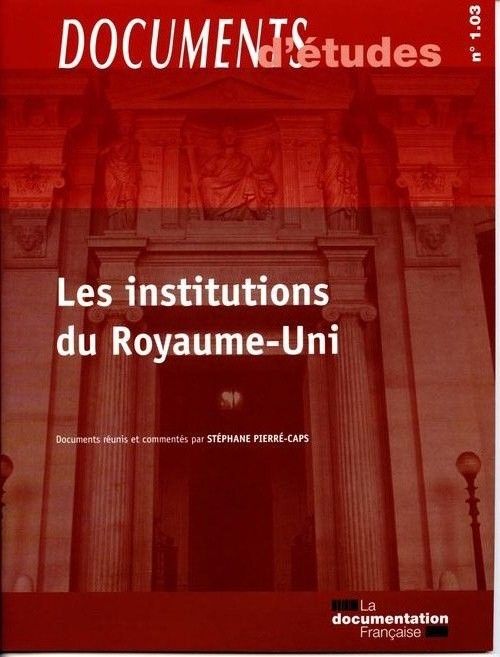 Emprunter Les institutions du Royaume-Uni livre