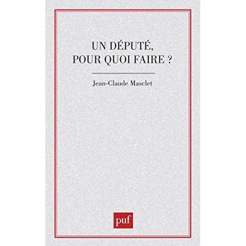 Emprunter Un député pour quoi faire ? livre