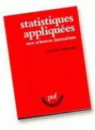 Emprunter Statistiques appliquées aux sciences humaines livre