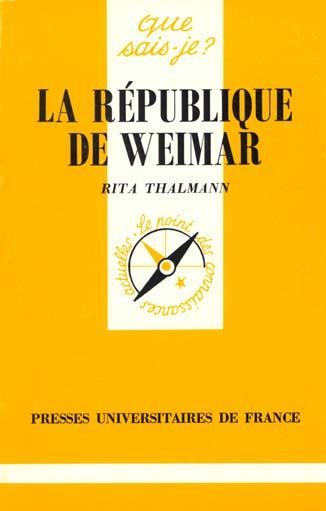 Emprunter La République de Weimar. 3e édition livre