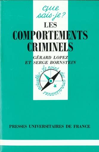 Emprunter Les comportements criminels livre