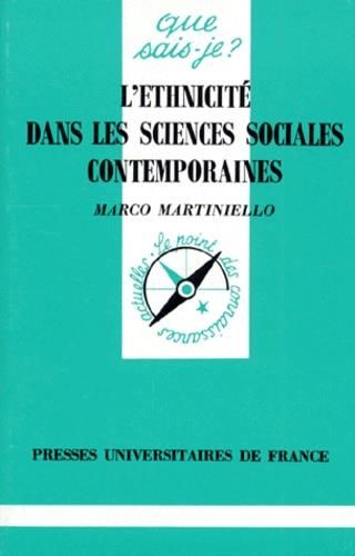 Emprunter L'ETHNICITE DANS LES SCIENCES SOCIALES CONTEMPORAINES. 1ère édition livre