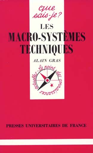 Emprunter Les macro-systèmes techniques livre