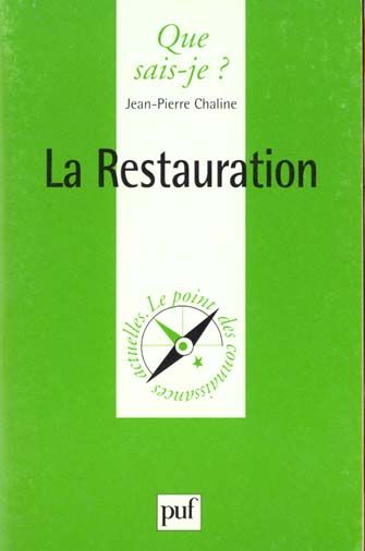 Emprunter La Restauration livre