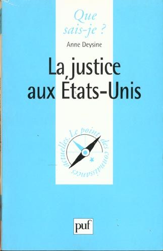 Emprunter La justice aux Etats-Unis livre