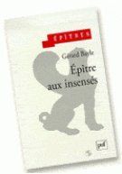 Emprunter EPITRE AUX INSENSES. (Etudes sur les clivages) livre