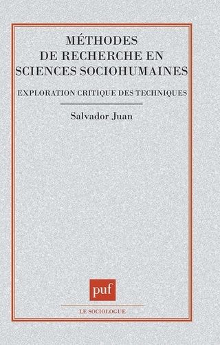 Emprunter METHODES DE RECHERCHE EN SCIENCES SOCIOHUMAINES. Exploration critique des techniques livre