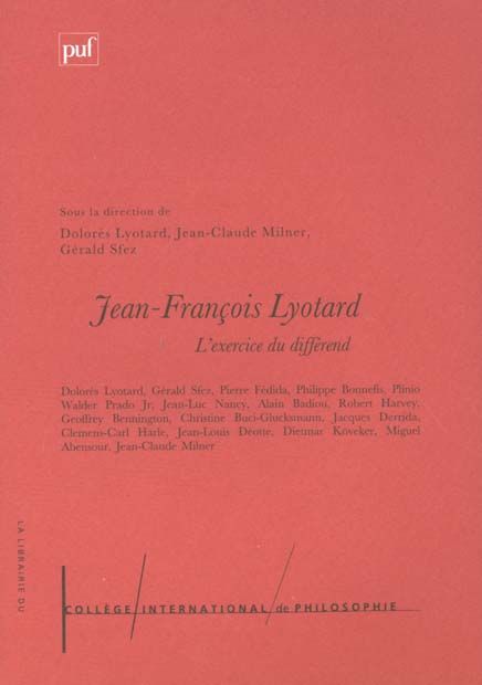 Emprunter Jean-François Lyotard. L'exercice du différend livre