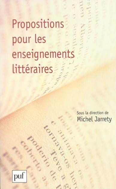 Emprunter Propositions pour les enseignements littéraires livre