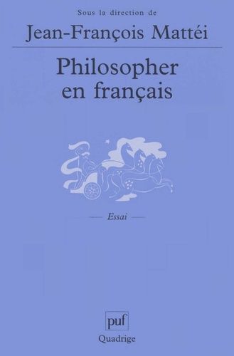 Emprunter Philosopher en français livre