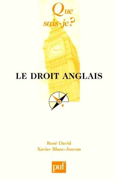 Emprunter Le droit anglais livre